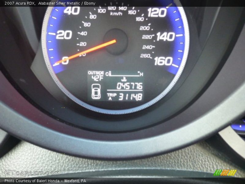 Alabaster Silver Metallic / Ebony 2007 Acura RDX