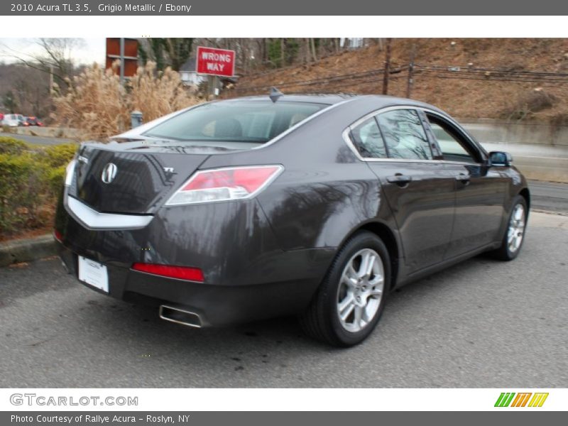 Grigio Metallic / Ebony 2010 Acura TL 3.5