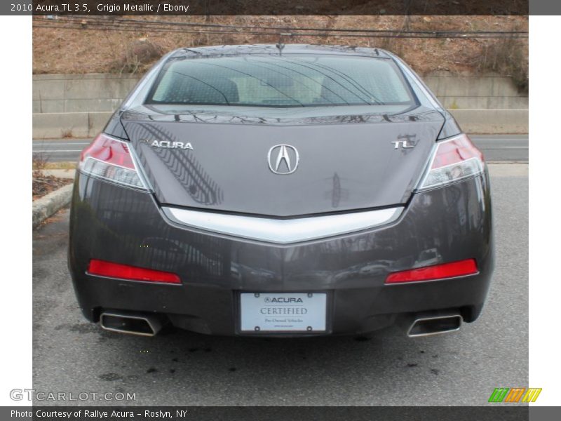 Grigio Metallic / Ebony 2010 Acura TL 3.5