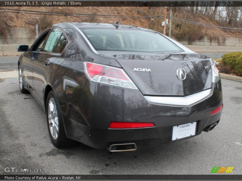 Grigio Metallic / Ebony 2010 Acura TL 3.5
