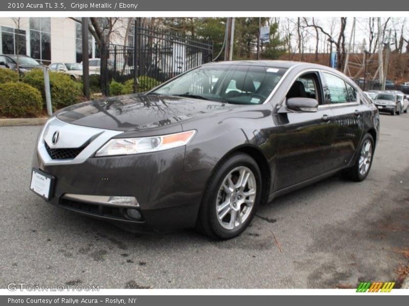 Grigio Metallic / Ebony 2010 Acura TL 3.5