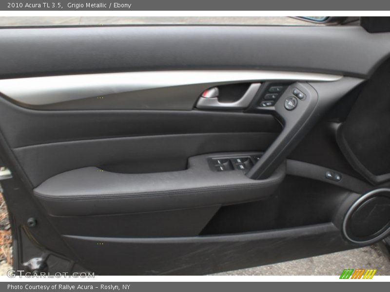 Grigio Metallic / Ebony 2010 Acura TL 3.5