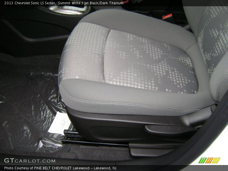 Summit White / Jet Black/Dark Titanium 2013 Chevrolet Sonic LS Sedan