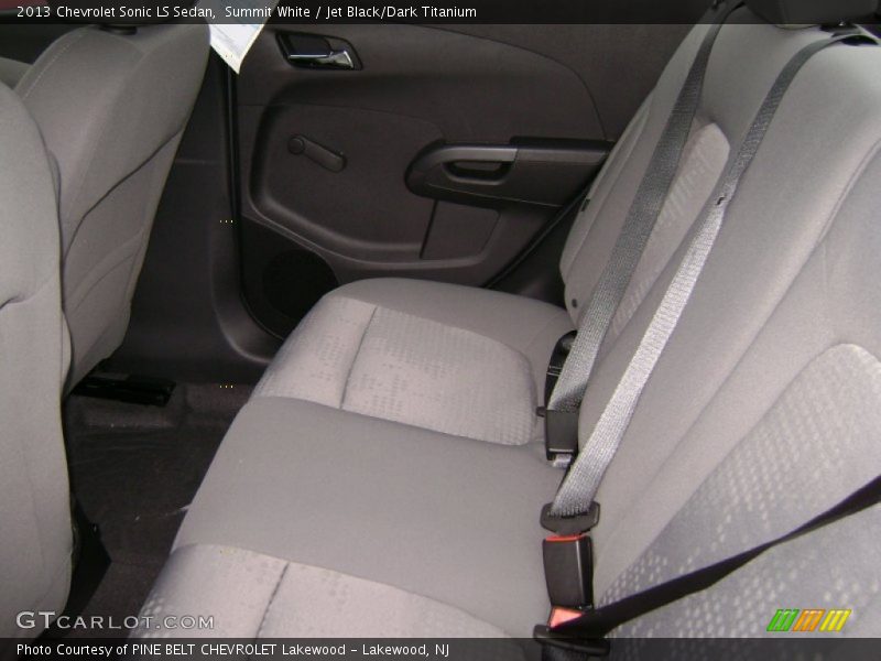 Summit White / Jet Black/Dark Titanium 2013 Chevrolet Sonic LS Sedan