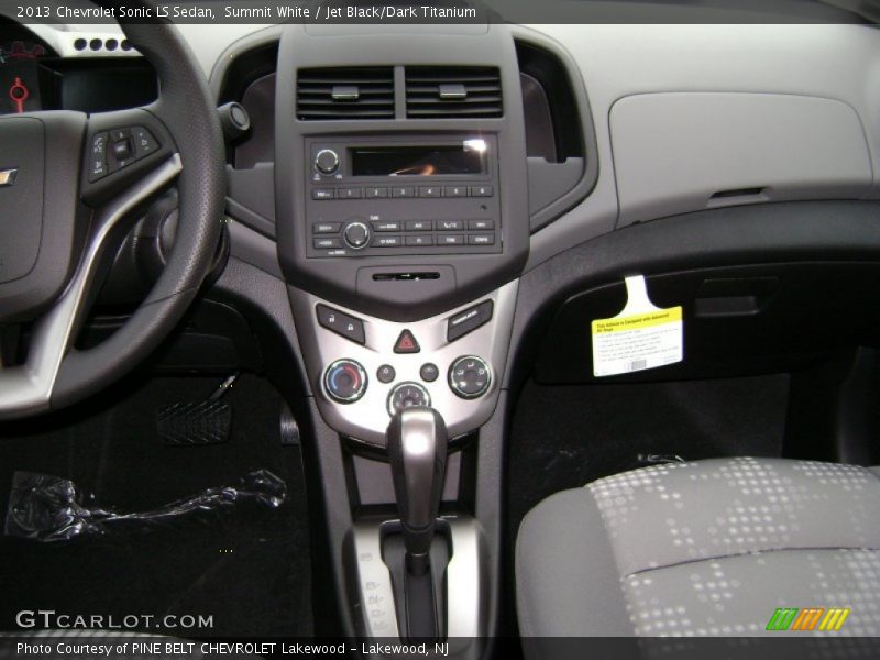 Summit White / Jet Black/Dark Titanium 2013 Chevrolet Sonic LS Sedan