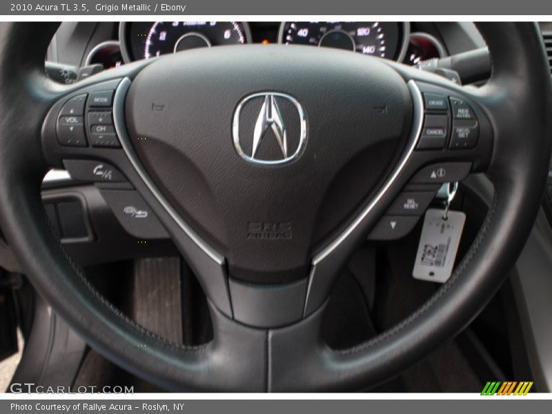 Grigio Metallic / Ebony 2010 Acura TL 3.5