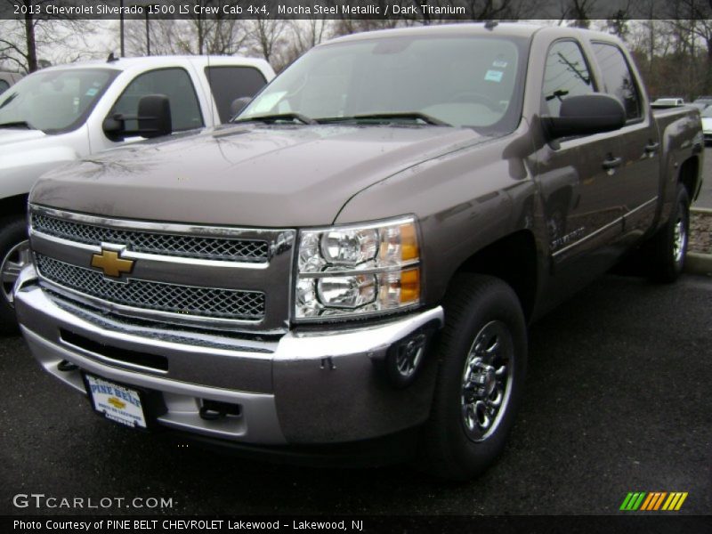 Mocha Steel Metallic / Dark Titanium 2013 Chevrolet Silverado 1500 LS Crew Cab 4x4