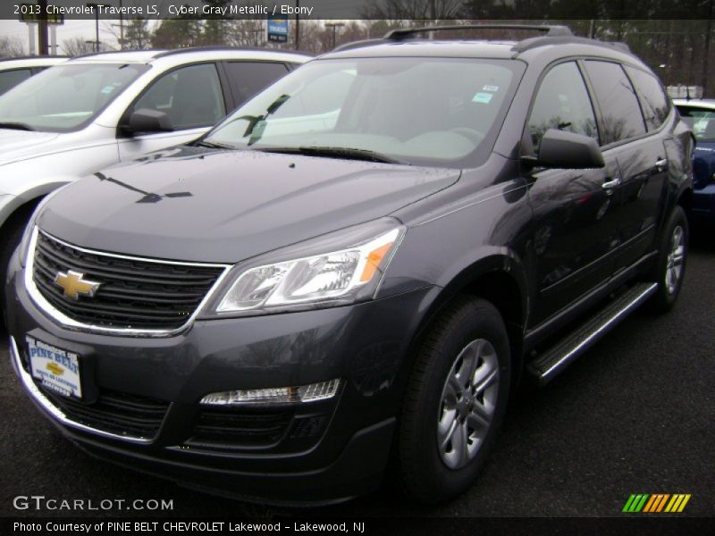 Cyber Gray Metallic / Ebony 2013 Chevrolet Traverse LS