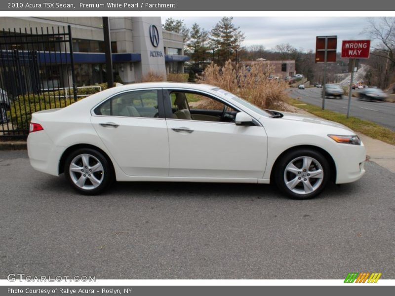 Premium White Pearl / Parchment 2010 Acura TSX Sedan