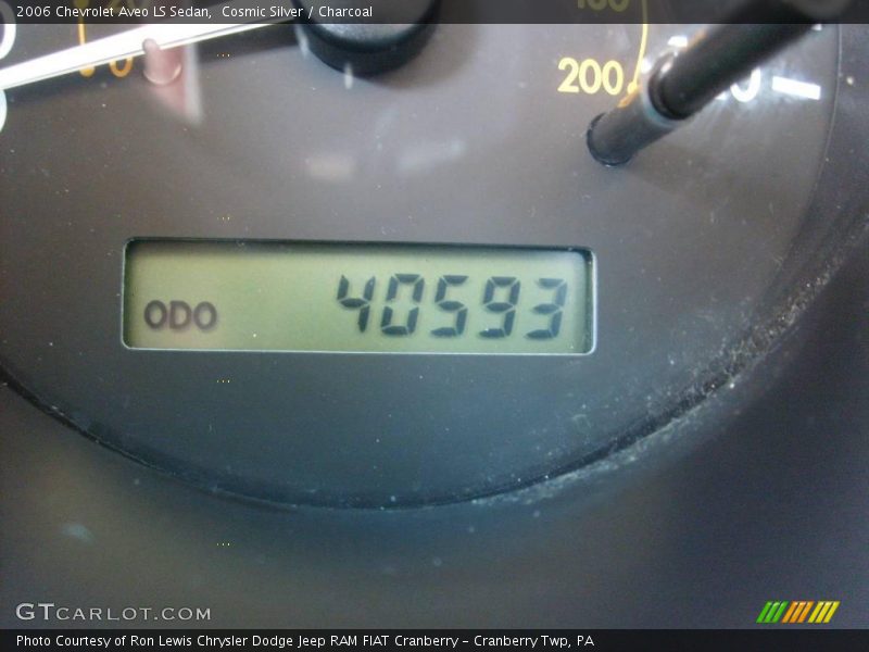 Cosmic Silver / Charcoal 2006 Chevrolet Aveo LS Sedan