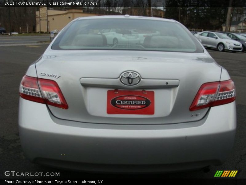 Classic Silver Metallic / Ash 2011 Toyota Camry LE