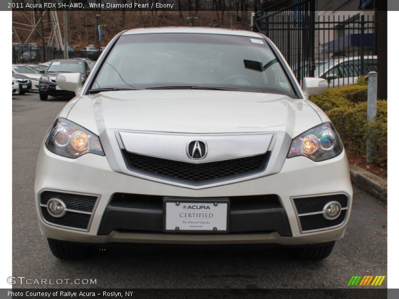 White Diamond Pearl / Ebony 2011 Acura RDX SH-AWD