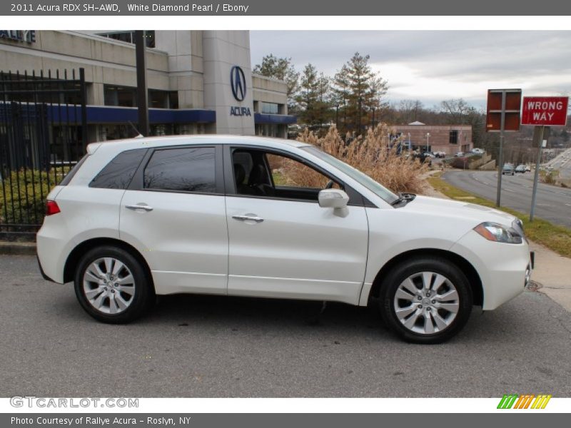 White Diamond Pearl / Ebony 2011 Acura RDX SH-AWD