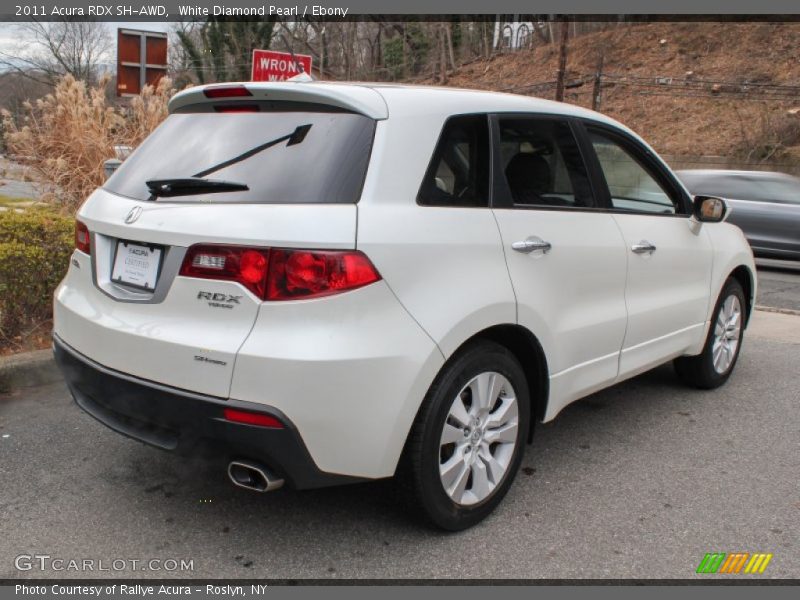 White Diamond Pearl / Ebony 2011 Acura RDX SH-AWD