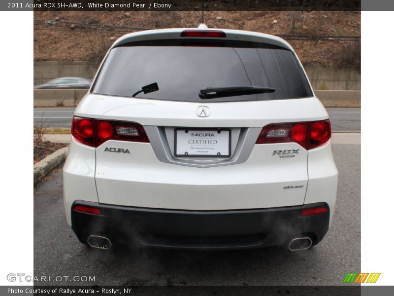 White Diamond Pearl / Ebony 2011 Acura RDX SH-AWD