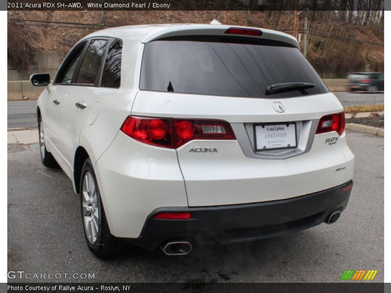 White Diamond Pearl / Ebony 2011 Acura RDX SH-AWD