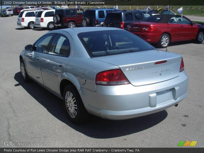 Brilliant Silver Metallic / Sandstone 2002 Chrysler Sebring LX Sedan