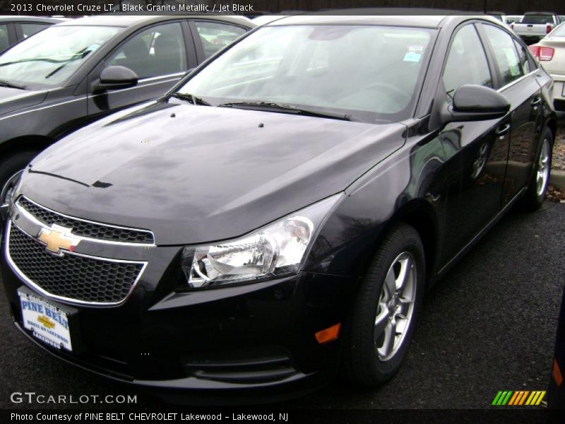 Black Granite Metallic / Jet Black 2013 Chevrolet Cruze LT