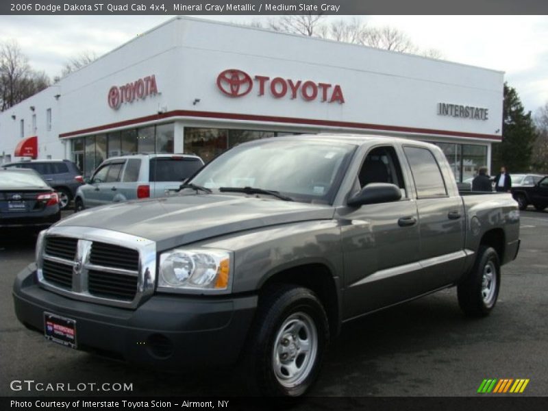 Mineral Gray Metallic / Medium Slate Gray 2006 Dodge Dakota ST Quad Cab 4x4