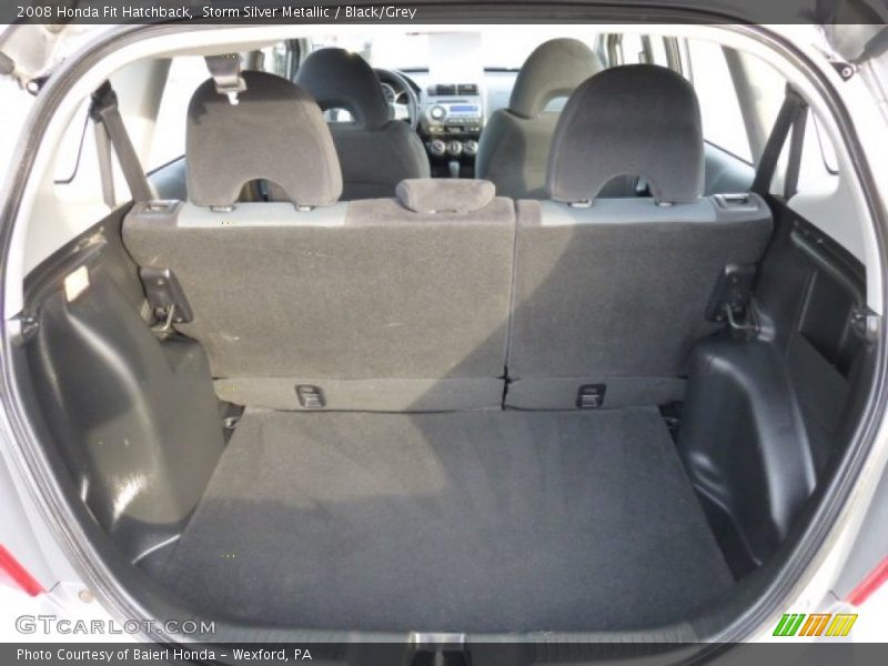 Storm Silver Metallic / Black/Grey 2008 Honda Fit Hatchback