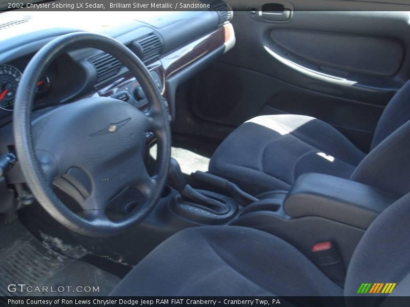 Brilliant Silver Metallic / Sandstone 2002 Chrysler Sebring LX Sedan