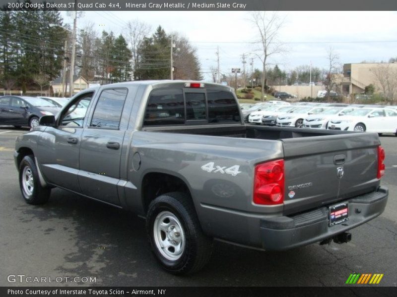 Mineral Gray Metallic / Medium Slate Gray 2006 Dodge Dakota ST Quad Cab 4x4