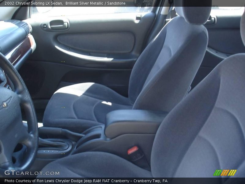 Brilliant Silver Metallic / Sandstone 2002 Chrysler Sebring LX Sedan
