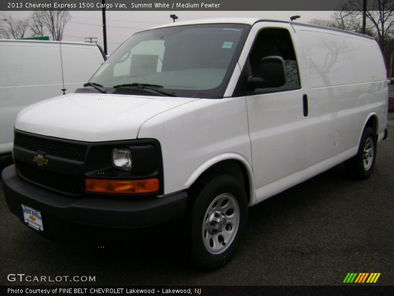 Summit White / Medium Pewter 2013 Chevrolet Express 1500 Cargo Van