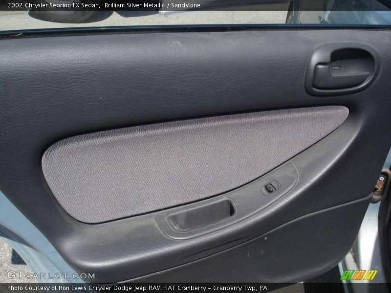 Brilliant Silver Metallic / Sandstone 2002 Chrysler Sebring LX Sedan