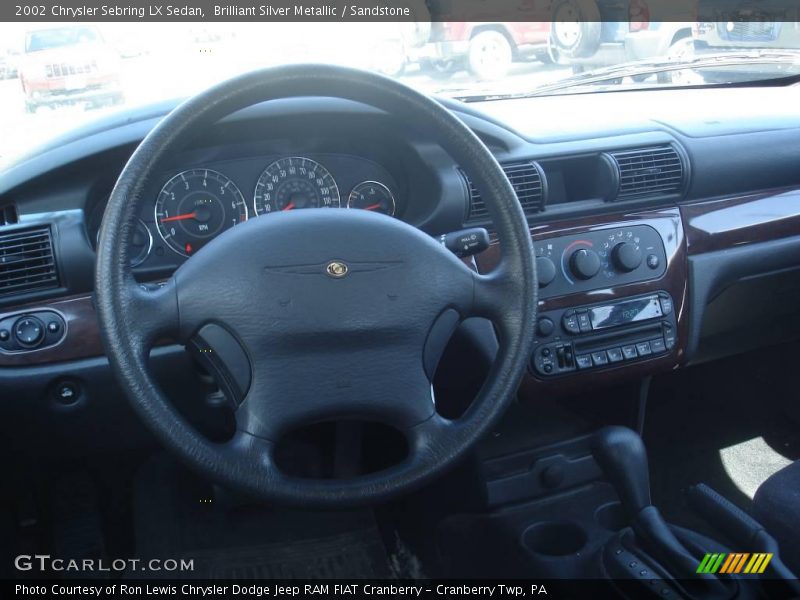 Brilliant Silver Metallic / Sandstone 2002 Chrysler Sebring LX Sedan