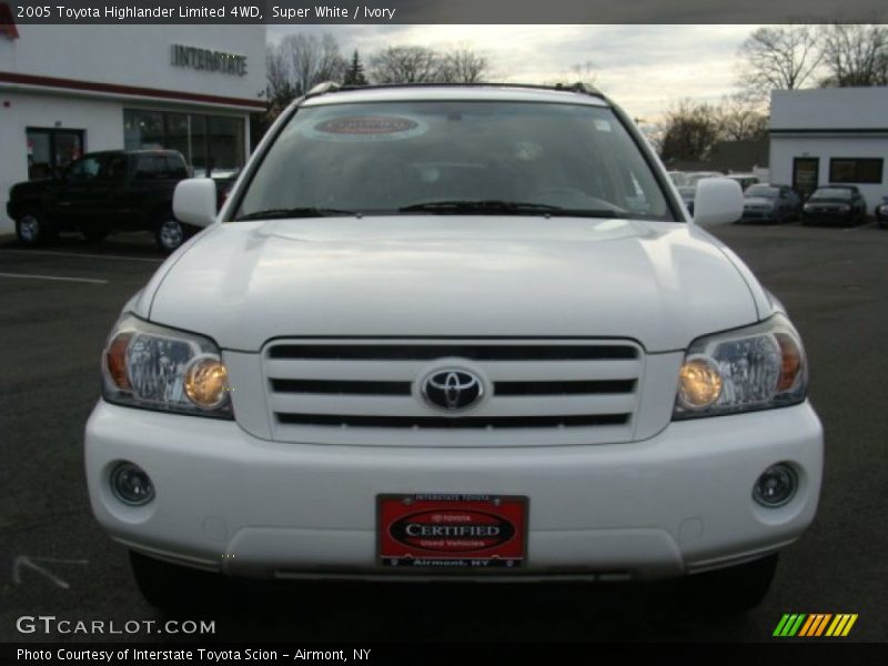 Super White / Ivory 2005 Toyota Highlander Limited 4WD