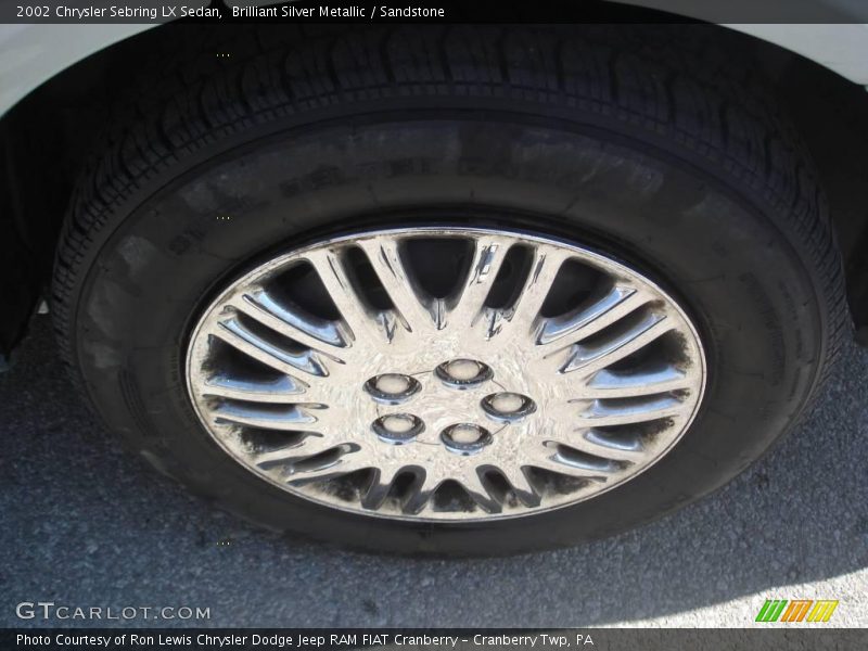 Brilliant Silver Metallic / Sandstone 2002 Chrysler Sebring LX Sedan