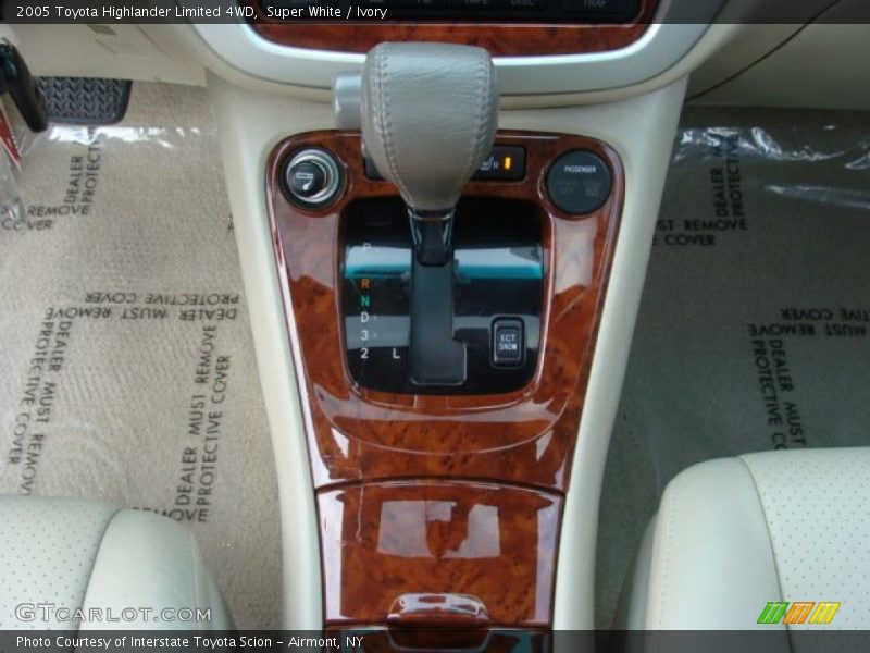  2005 Highlander Limited 4WD 5 Speed Automatic Shifter