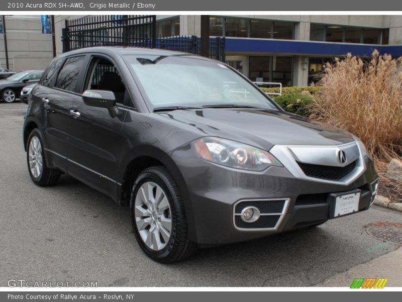 Grigio Metallic / Ebony 2010 Acura RDX SH-AWD