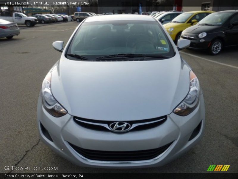 Radiant Silver / Gray 2011 Hyundai Elantra GLS