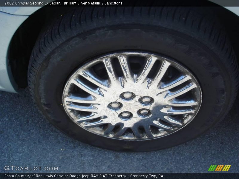 Brilliant Silver Metallic / Sandstone 2002 Chrysler Sebring LX Sedan