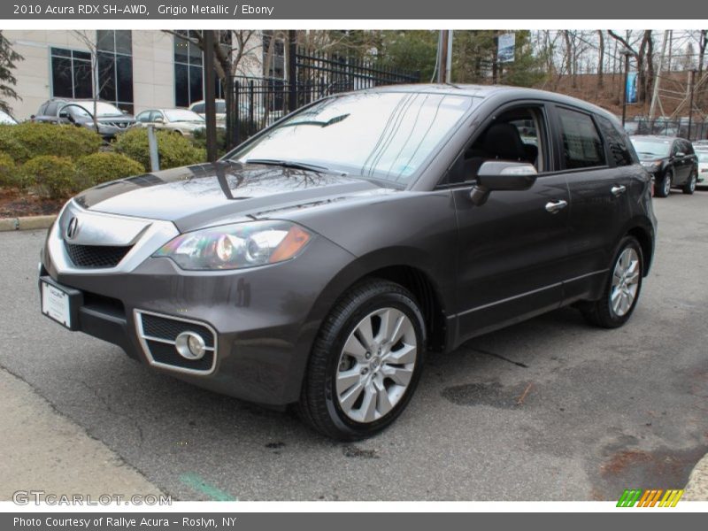 Grigio Metallic / Ebony 2010 Acura RDX SH-AWD