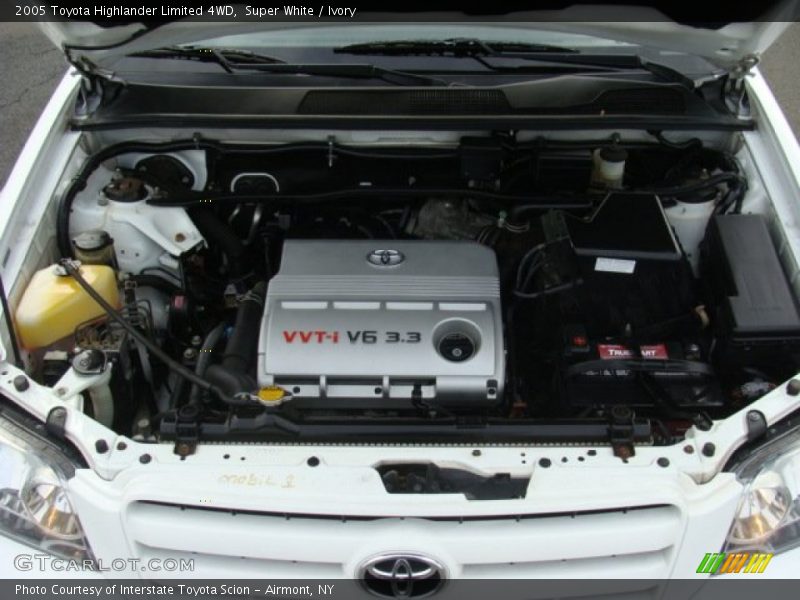 Super White / Ivory 2005 Toyota Highlander Limited 4WD