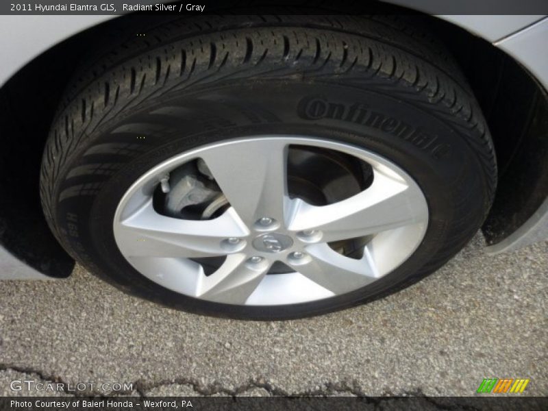 Radiant Silver / Gray 2011 Hyundai Elantra GLS