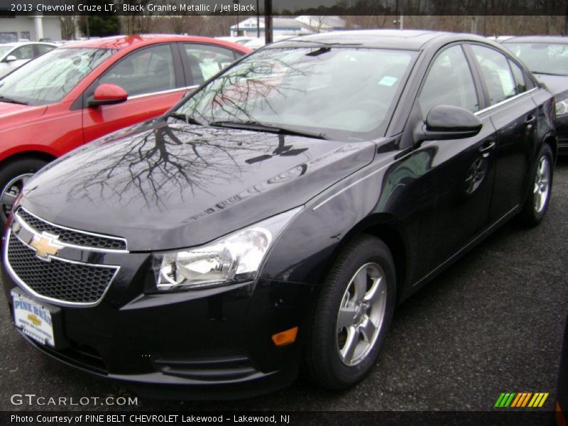 Black Granite Metallic / Jet Black 2013 Chevrolet Cruze LT