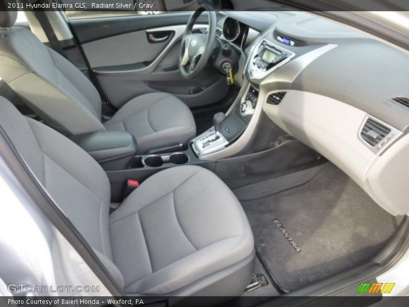 Radiant Silver / Gray 2011 Hyundai Elantra GLS