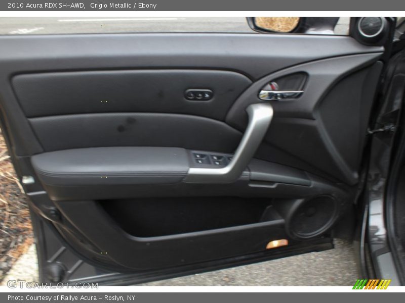 Grigio Metallic / Ebony 2010 Acura RDX SH-AWD