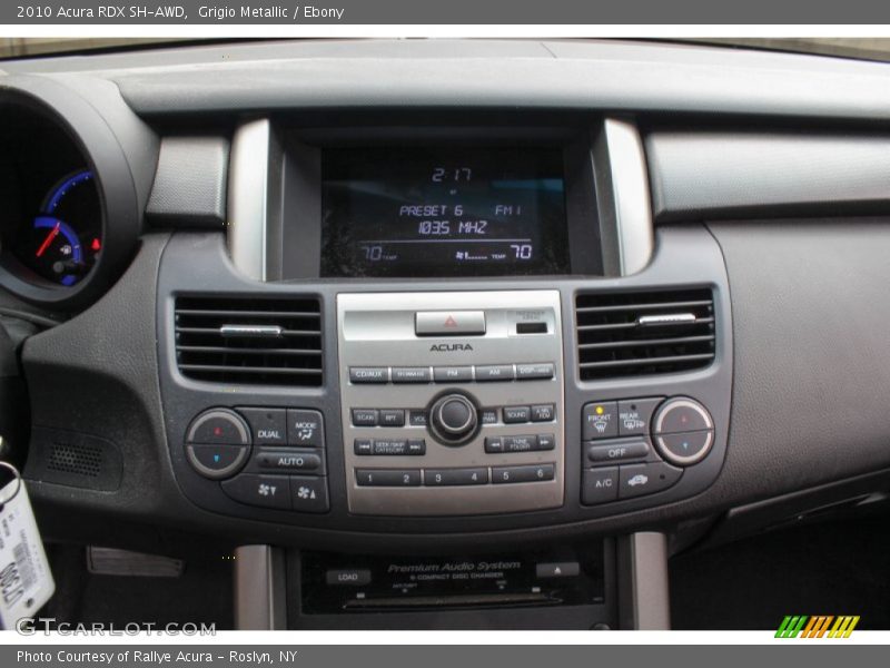 Grigio Metallic / Ebony 2010 Acura RDX SH-AWD