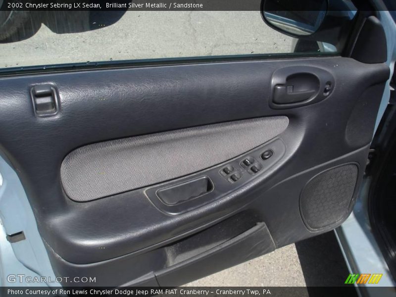 Brilliant Silver Metallic / Sandstone 2002 Chrysler Sebring LX Sedan