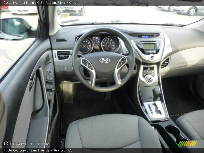 Radiant Silver / Gray 2011 Hyundai Elantra GLS