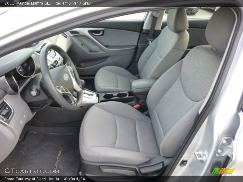 Radiant Silver / Gray 2011 Hyundai Elantra GLS