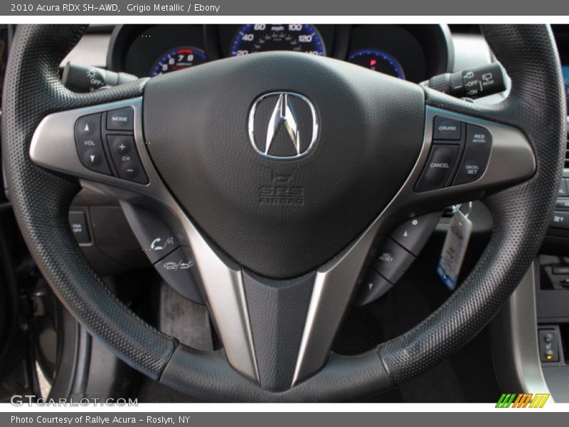 Grigio Metallic / Ebony 2010 Acura RDX SH-AWD