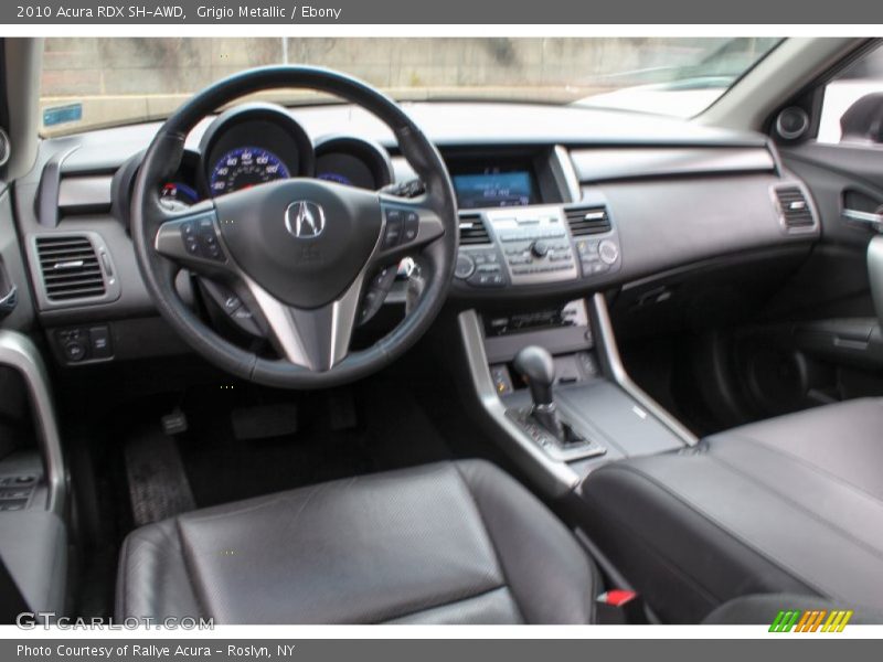 Grigio Metallic / Ebony 2010 Acura RDX SH-AWD