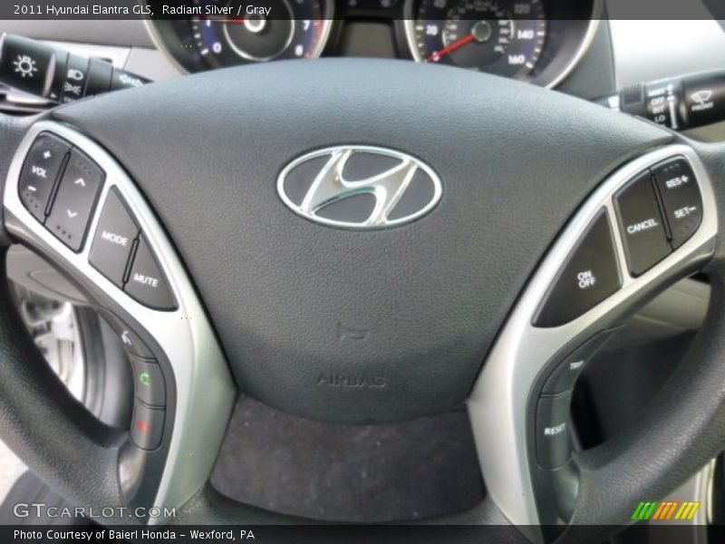 Radiant Silver / Gray 2011 Hyundai Elantra GLS
