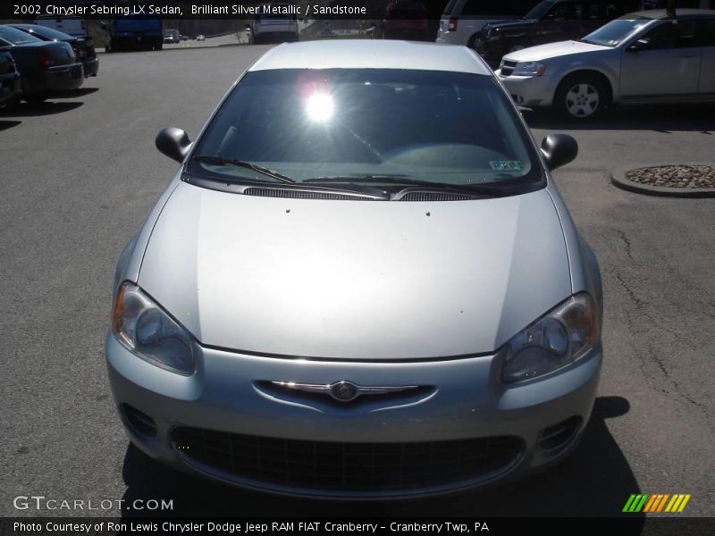Brilliant Silver Metallic / Sandstone 2002 Chrysler Sebring LX Sedan